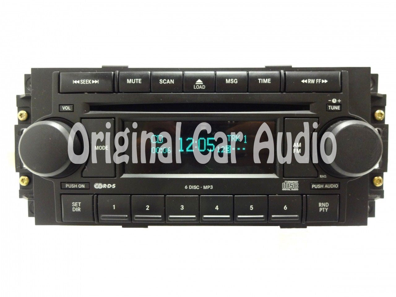 NEW MECH 2004 - 2008 Chrysler Jeep Dodge OEM AM FM Radio MP3 6 Disc Changer CD Player Receiver RAQ