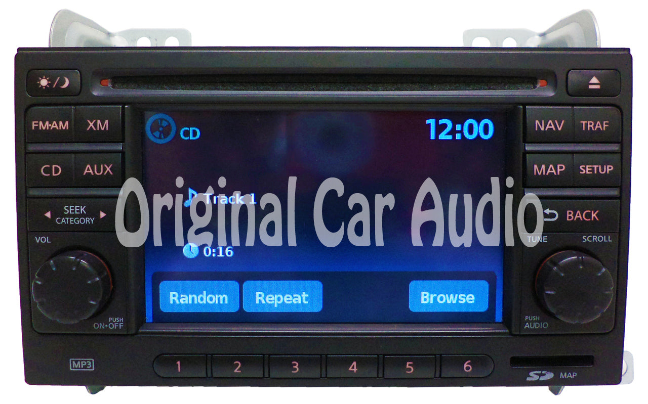 Nissan Radio Navigation USB CD Player MP3 AUX XM OEM
