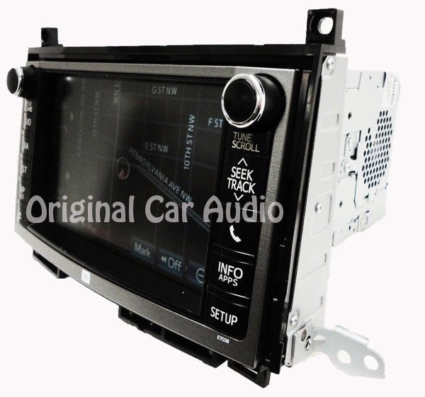 2013 2014 Toyota Venza Navigation GPS JBL Radio AM FM MP3 CD player Bluetooth stereo E7038