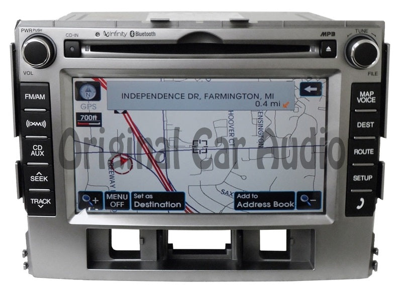 Hyundai Santa Fe Infinity Radio Navigation MP3 CD Player XM