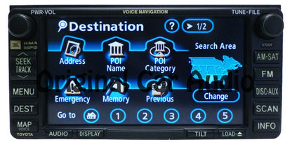 E7009 Toyota Solara Navigation System GPS Radio