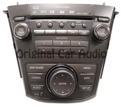 ACURA MDX radio Navigation GPS 6 Disc Changer w/ CODE