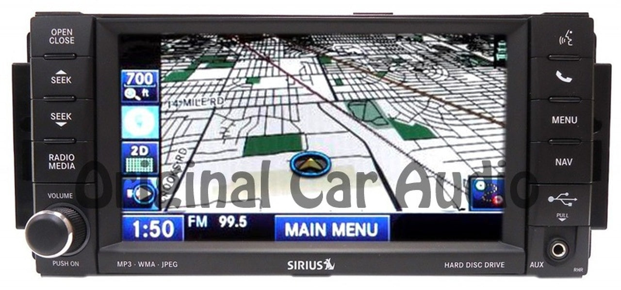 Refurbished 2007 - 2014 JEEP DODGE CHRYSLER OEM MyGig RHR GPS MP3 AUX Radio SAT Stereo CD Player Receiver
