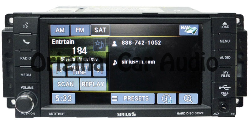 New 2007 - 2013 JEEP DODGE CHRYSLER MyGig RHB Navigation GPS Radio Stereo AM FM CD Player