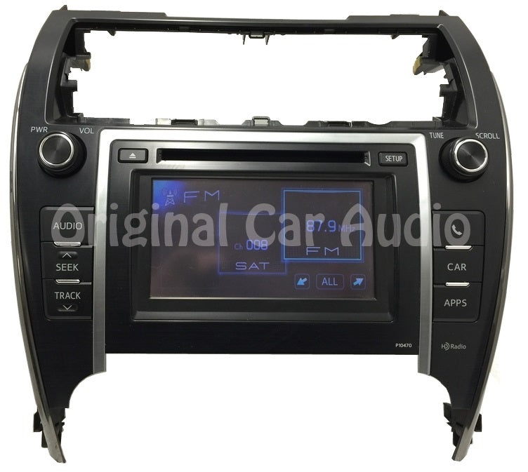 2013 Toyota Camry Touch Screen Radio CD Disc Player P10470