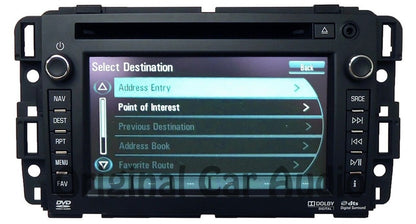 UNLOCKED NEW 2012 2013 Chevy GMC OEM Navigation GPS XM Radio Bluetooth USB DVD AUX Stereo AM FM SAT - ANALOG