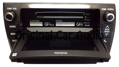 2013 2014 E7043 TOYOTA Tundra Sequoia JBL Navigation GPS CD player MP3 Gracenote HD Bluetooth Radio