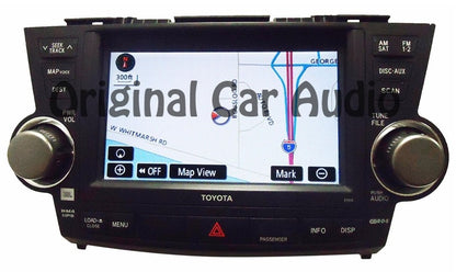 Refurbished Toyota Highlander HYBRID  Navigation GPS E7015 Radio CD Player oem