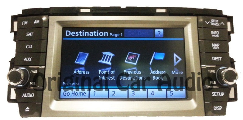 2011 2012 TOYOTA Avalon OEM Navigation GPS JBL AM FM Radio 4 Disc Changer MP3