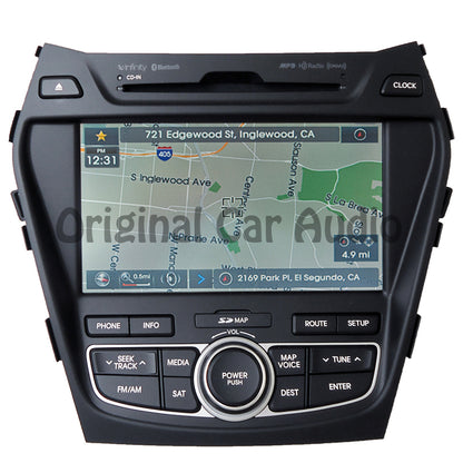 2013 2014 2015 HYUNDAI Santa Fe AM FM XM Radio Navigation Stereo MP3 CD Player