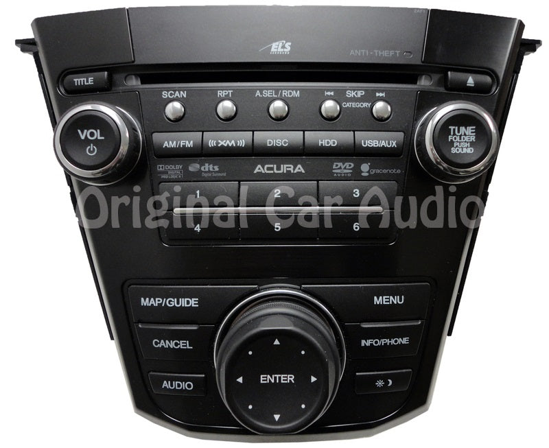 ACURA MDX Navigation Radio CD Player GPS 2AF1 w/ CODE