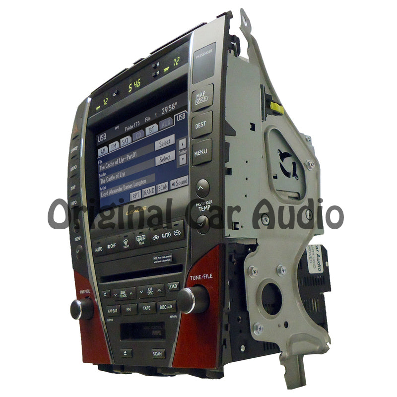 Refurbished 2007 - 2009 Lexus ES350 OEM Radio Navigation 6 CD Changer Climate Control