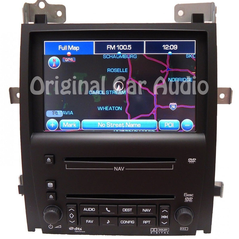 REMANUFACTURED Unlocked 2007 2008 2009 2010 GMC Cadillac Escalade OEM Navigation Stereo Radio 6 Disc Changer