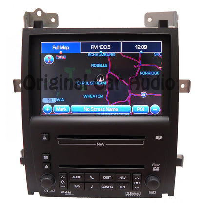 2007 2008 20009 UNLOCKED Cadillac Navigation GPS 6 Disc CD Changer DVD MP3 BOSE Radio AM FM