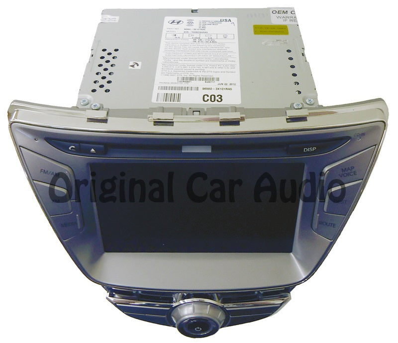 2011 - 2013 Hyundai ELANTRA Navigation Radio XM Satellite CD Player 13MY