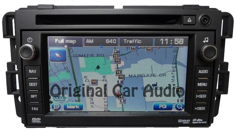 Unlocked 2010 - 2011 GMC Chevrolet OEM Navigation Radio CD Player Stereo Receiver