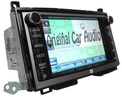 2012 2013 2014 Toyota JBL navigation radio GPS CD player LCD display screen