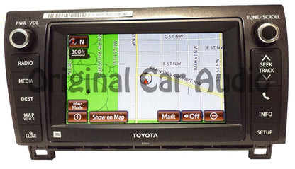 2013 2014 TOYOTA Sequoia Tundra JBL Radio AM FM Navigation GPS MP3 Bluetooth CD Player E7044
