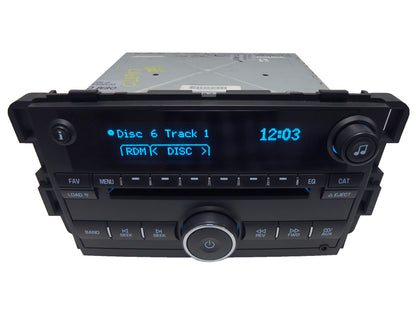 New Unlocked 2007 2008 Chevrolet Chevy Impala Monte Carlo OEM AM FM Radio MP3 6 Disc CD Changer Player Stereo Receiver US9