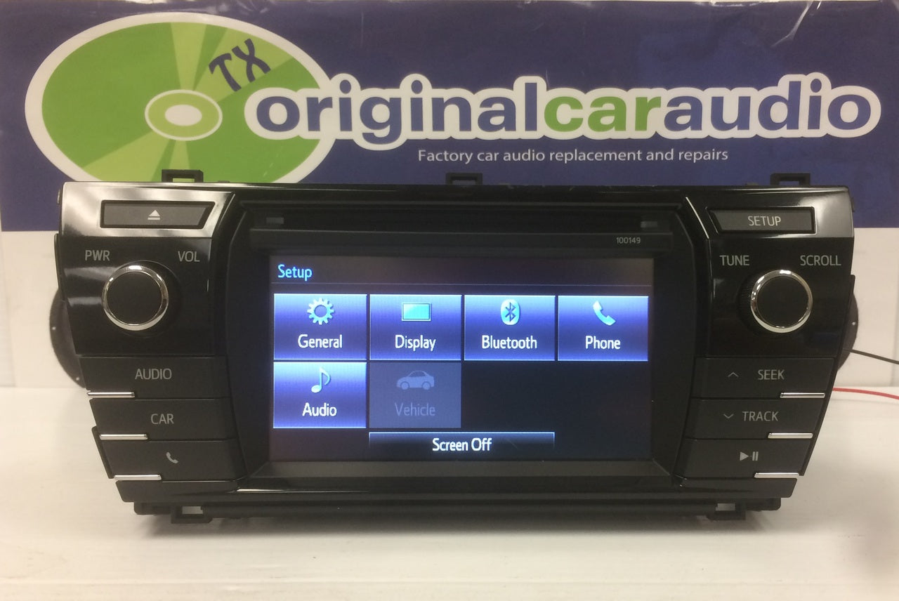 2014 2015 2016 TOYOTA COROLLA OEM HD AM FM XM Radio CD MP3 Player Touchscreen Bluetooth Receiver