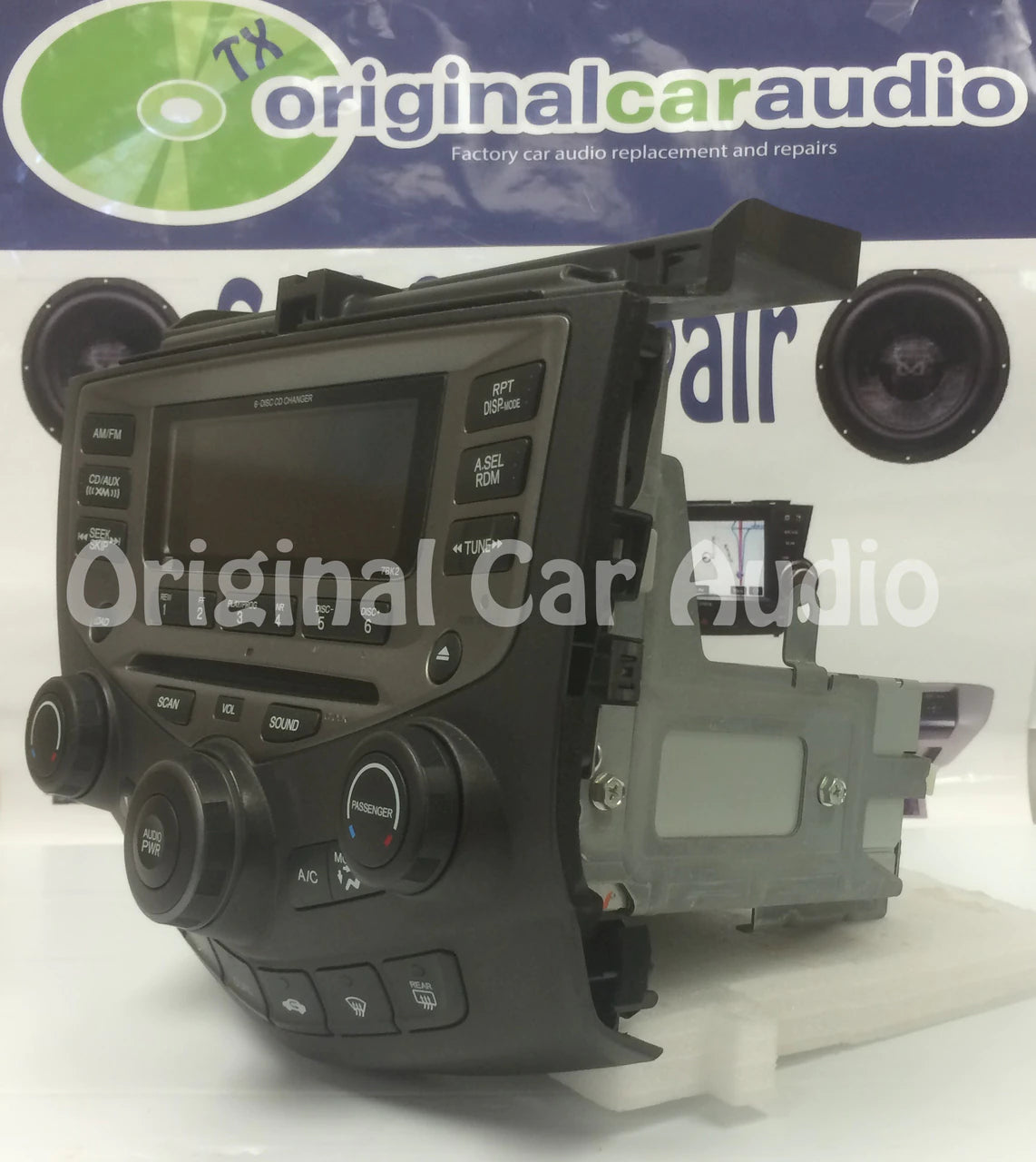 New Mech 2004 - 2007 Honda Accord OEM AM FM Radio 6 CD Changer