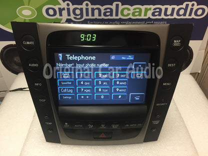 Refurbished 2007 Lexus GS450H Navigation GPS CD Radio Display Information Screen OEM Climate Control