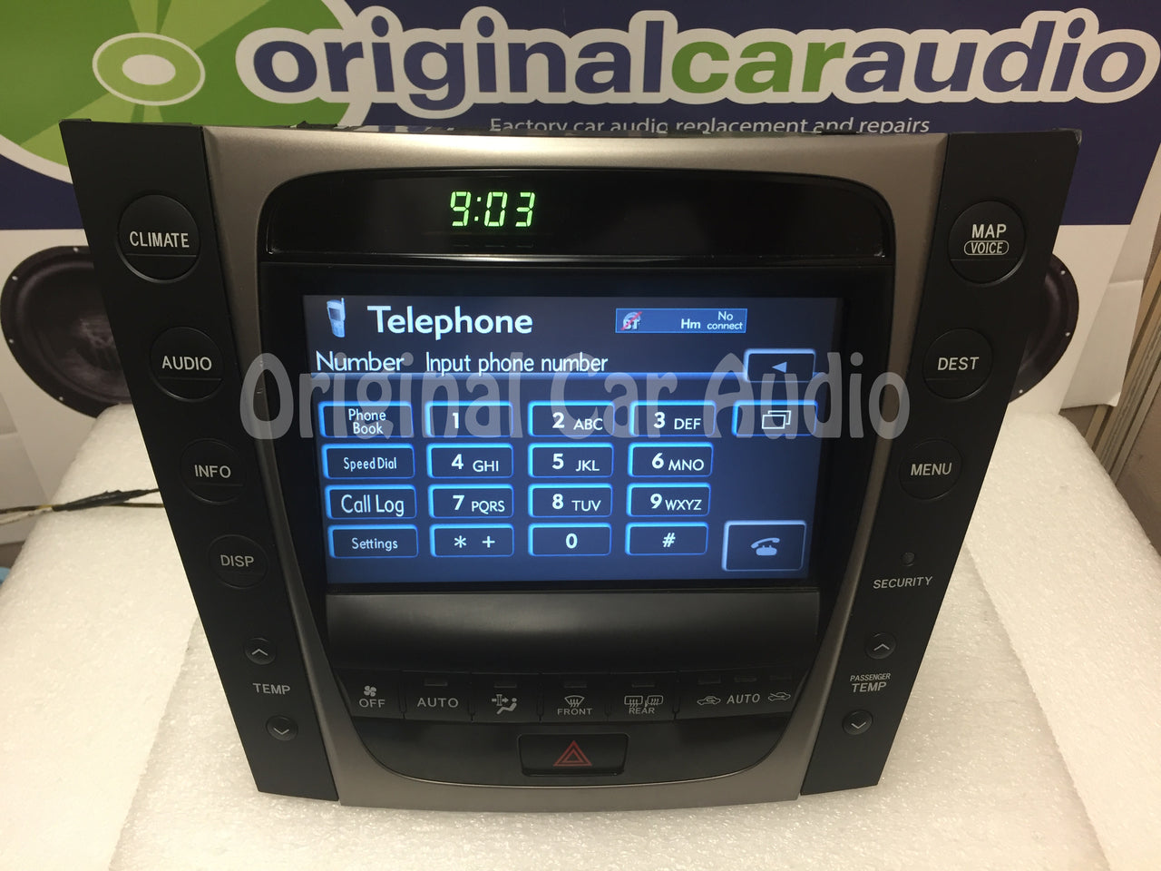 2007 Lexus GS450H Navigation GPS CD Radio Display Information Screen OEM Climate Control