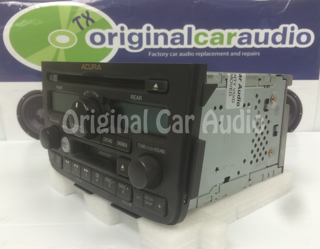 01 02 03 04 Acura MDX BOSE Radio Tape CD Player 1XF1 1XF3