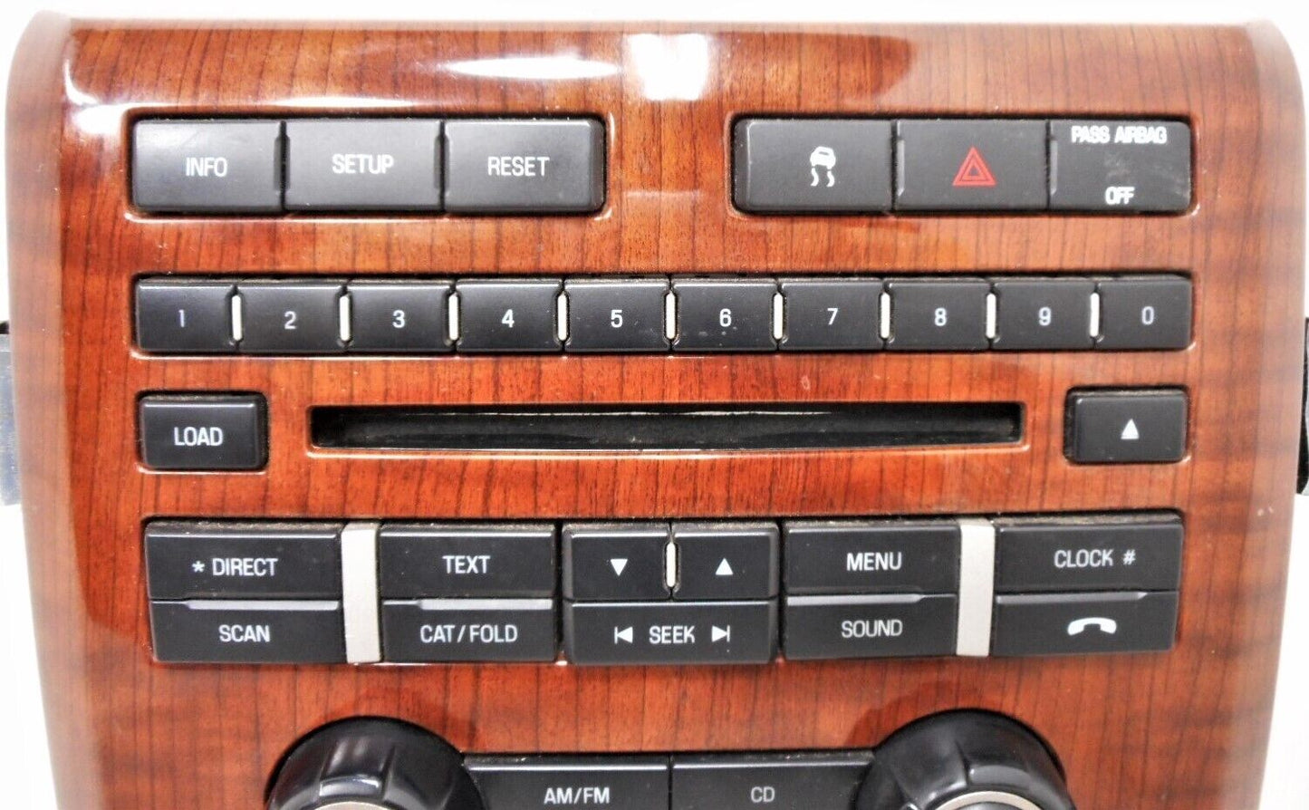 2009 - 2012 Ford F-150 OEM Faceplate Control Panel Bezel WOOD GRAIN