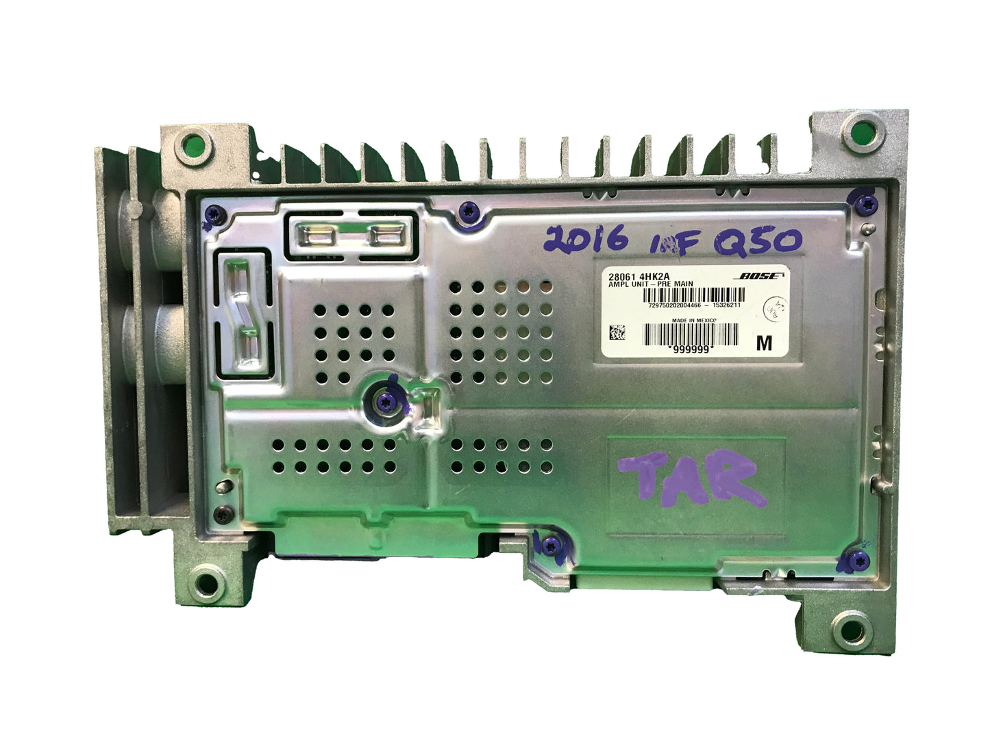 2015 - 2017 INFINITI Q50 OEM BOSE AMP RADIO AUDIO STEREO AMPLIFIER
