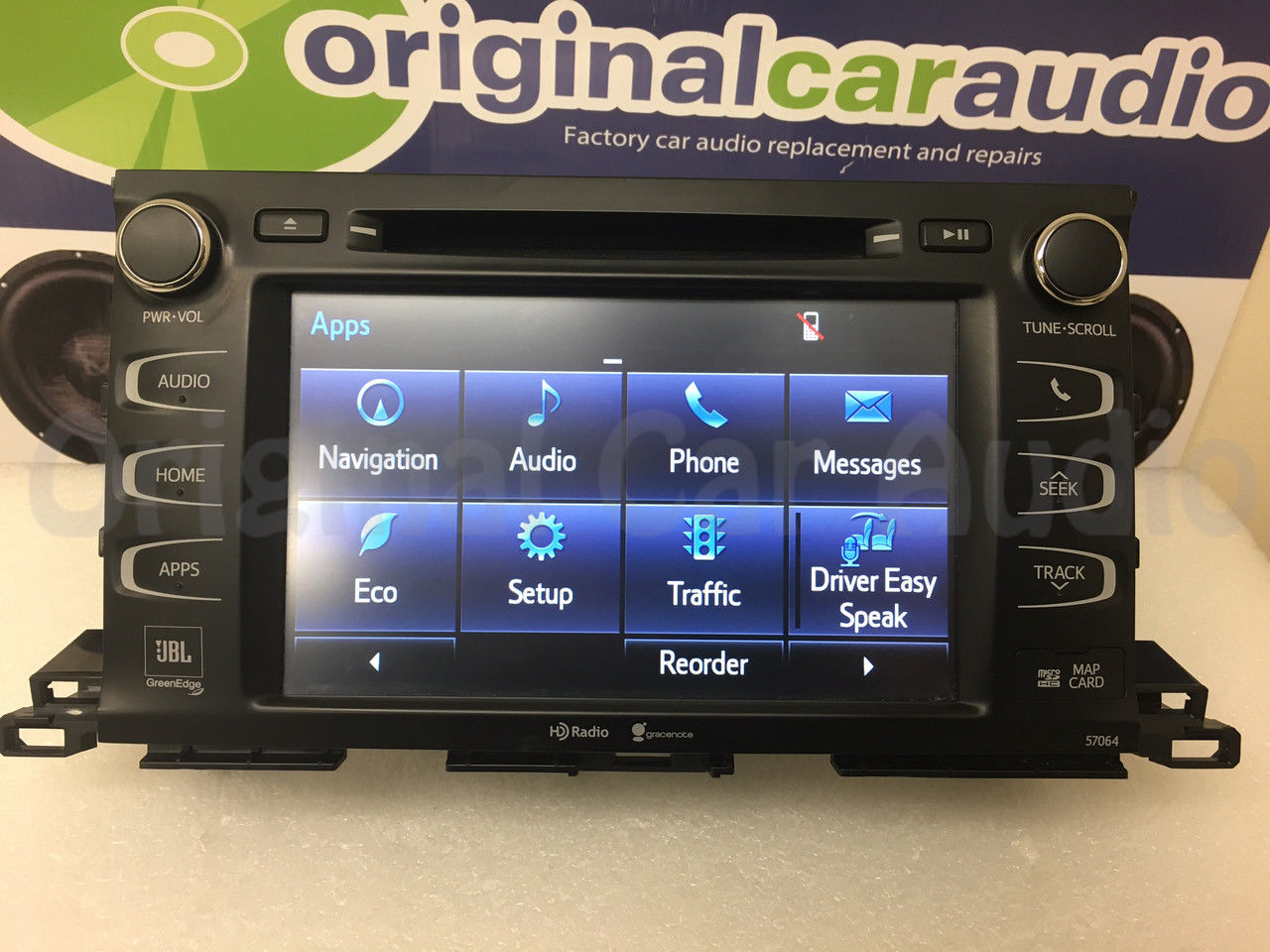2014 - 2020 Toyota Highlander OEM Navigation Touch Screen Replacement Repair