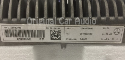2012 2013 2014 MERCEDES BENZ C250 OEM GPS NAVI DISPLAY SCREEN A2049007508