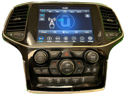 Refurbished 2019 - 2022 Jeep GRAND CHEROKEE 8.4" Nav Screen Climate Control Panel Uconnect
