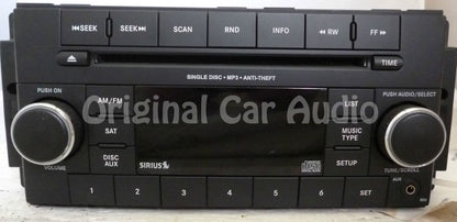 2007 - 2012 Chrysler Dodge Jeep OEM Low-speed AM FM Radio MP3 CD Player Receiver RES