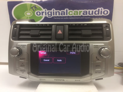 Refurbished 2013 2015 Toyota 4Runner OEM Touch Screen Bluetooth Radio AM FM CD Player P10485