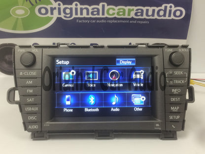 2013 2014 TOYOTA Prius Touch Screen Bluetooth AM FM Radio MP3 CD Player E7039 Factory OEM