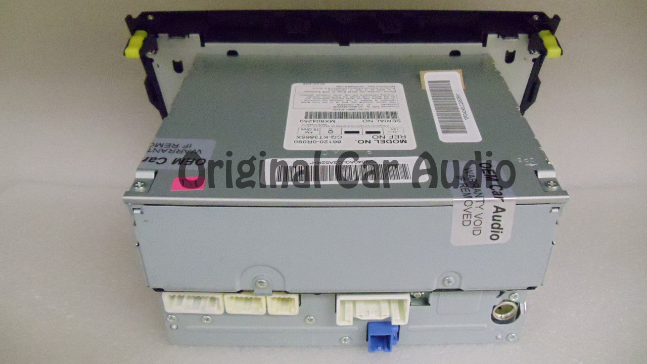 Toyota Rav4 XM Radio MP3 and 6 Disc CD Changer 86120-0R110 2005-2009