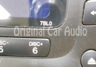 2003 2004 2005 2006 2007 Honda Accord Radio 6 Disc CD Changer Player Aux 7BL0