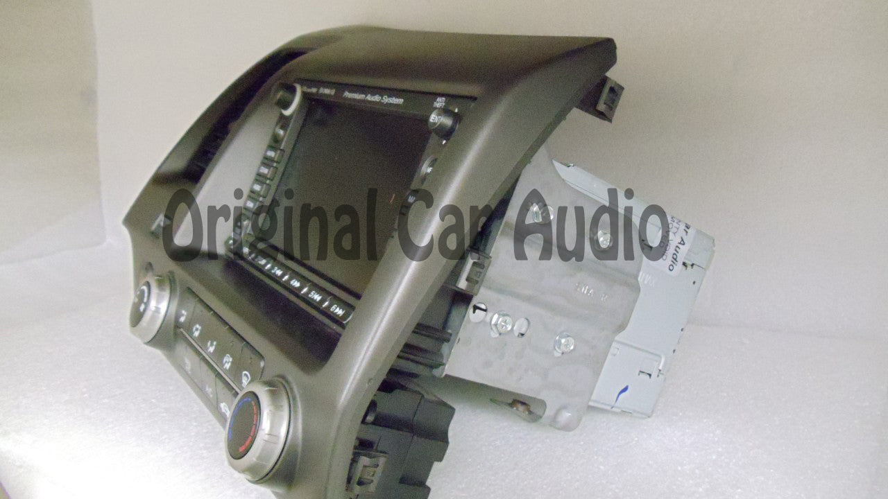 2007 2008 2009 Honda CIVIC Touch Screen Navigation XM Radio 6 Disc CD Changer with Climate Control BEZEL