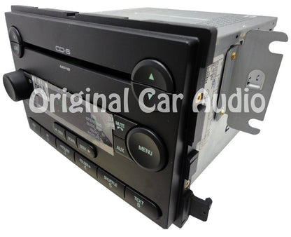 NEW FACE 05 06 07 Ford Focus F250 F350 Factory OEM Radio MP3 6 Disc CD Changer