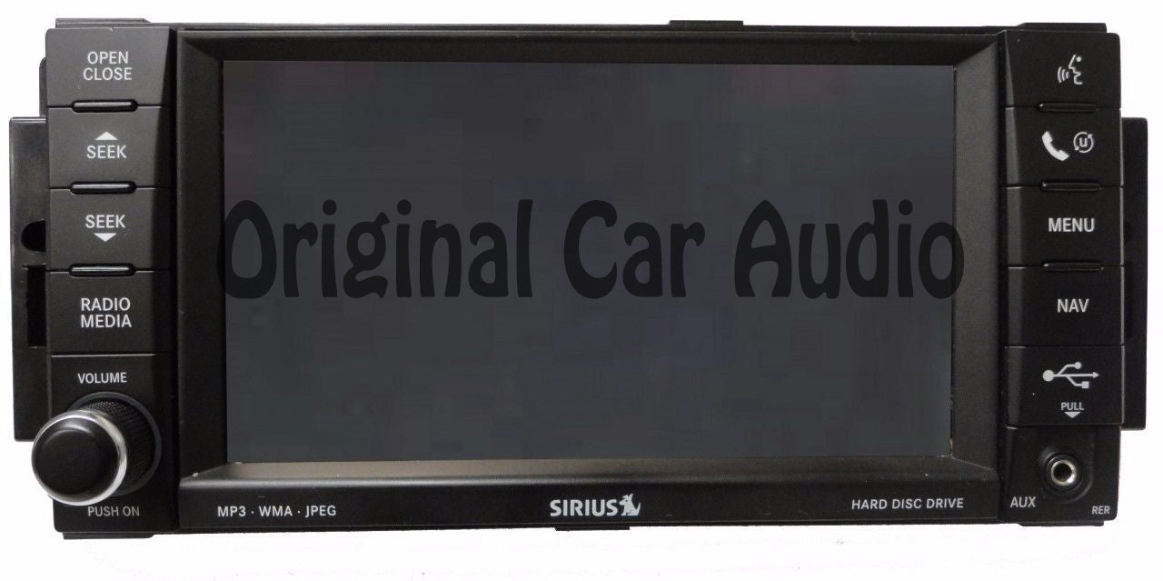 07 08 09 10 Chrysler Jeep Dodge Navigation Radio CD, MP3 and DVD Player RER 2007 2008 2009 2010