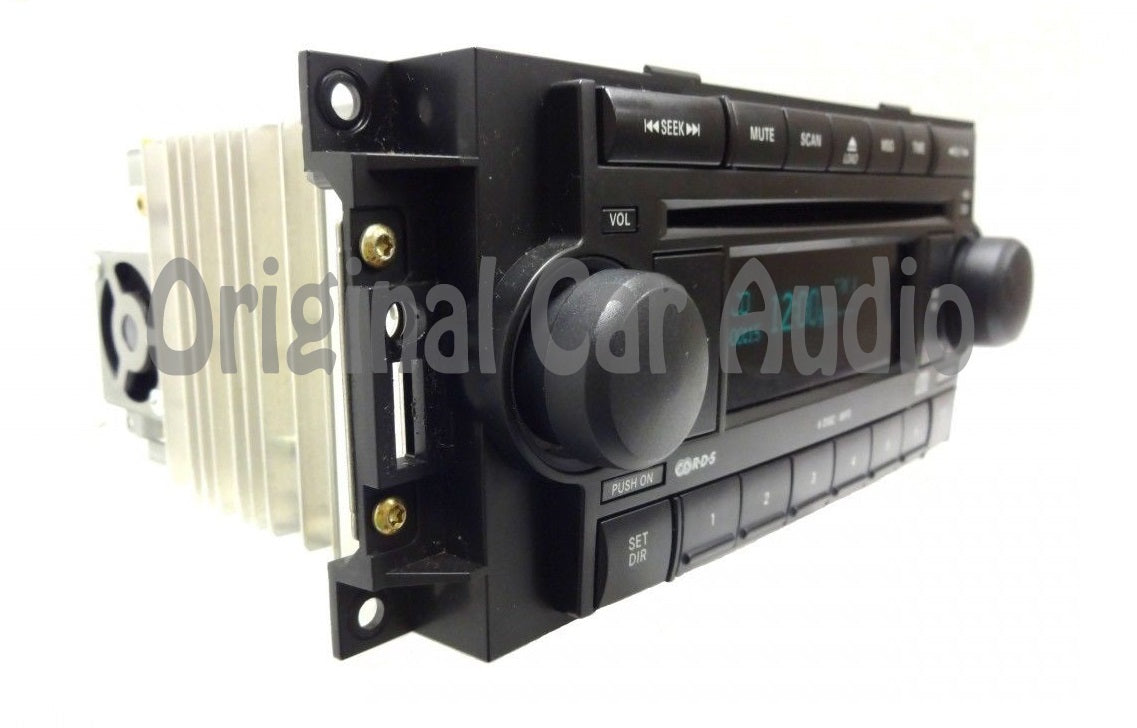 NEW MECH 2004 - 2008 Chrysler Jeep Dodge OEM AM FM Radio MP3 6 Disc Changer CD Player Receiver RAQ