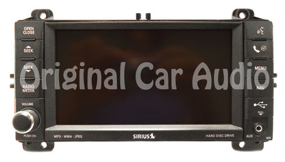2011 - 2013 Jeep Dodge OEM Navigation Radio CD DVD Player MP3 Display Screen RER,