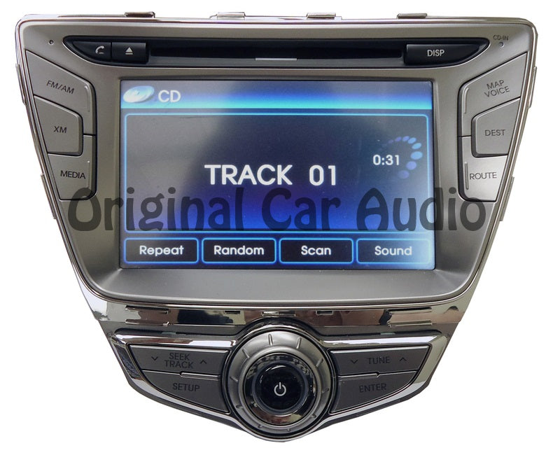 2011 - 2013 Hyundai ELANTRA Navigation Radio XM Satellite CD Player 13MY