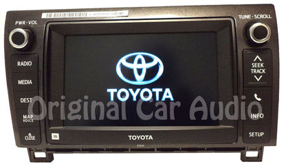 2013 2014 TOYOTA Sequoia Tundra JBL Radio AM FM Navigation GPS MP3 Bluetooth CD Player E7044