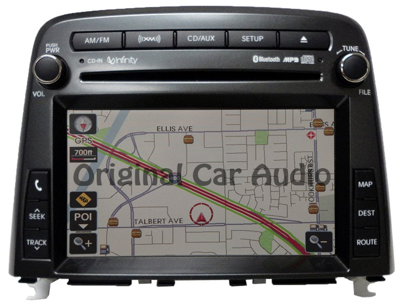 2009 2011 09 11 Hyundai GENESIS OEM Navigation Bluetooth CD AUX XM Infinity AVN-150BKLS4VM5