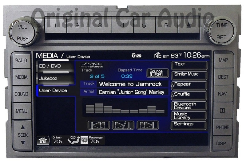 2009 - 2014 Lincoln NAVIGATOR OEM AM FM Navigation Radio CD Player Receiver