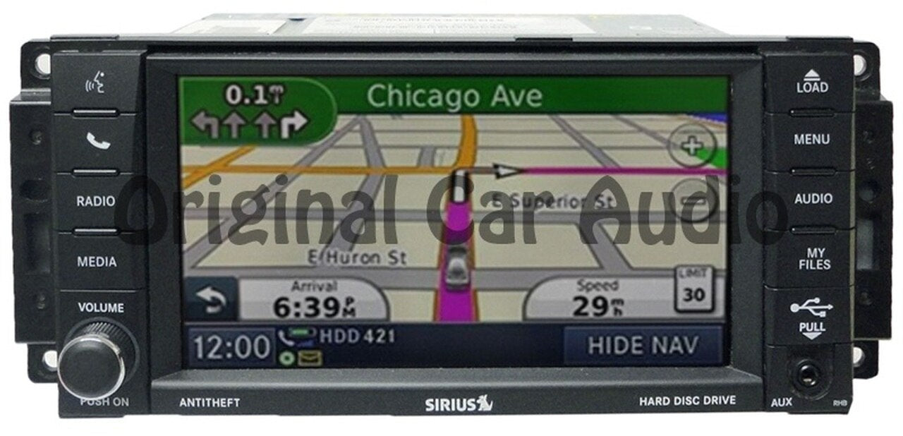 Refurbished 2007 - 2013 JEEP DODGE CHRYSLER OEM MyGig Navigation Radio CD Player SAT Receiver RHB