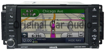2007 - 2013 JEEP DODGE CHRYSLER OEM MyGig Navigation Radio CD Player SAT Receiver RHB