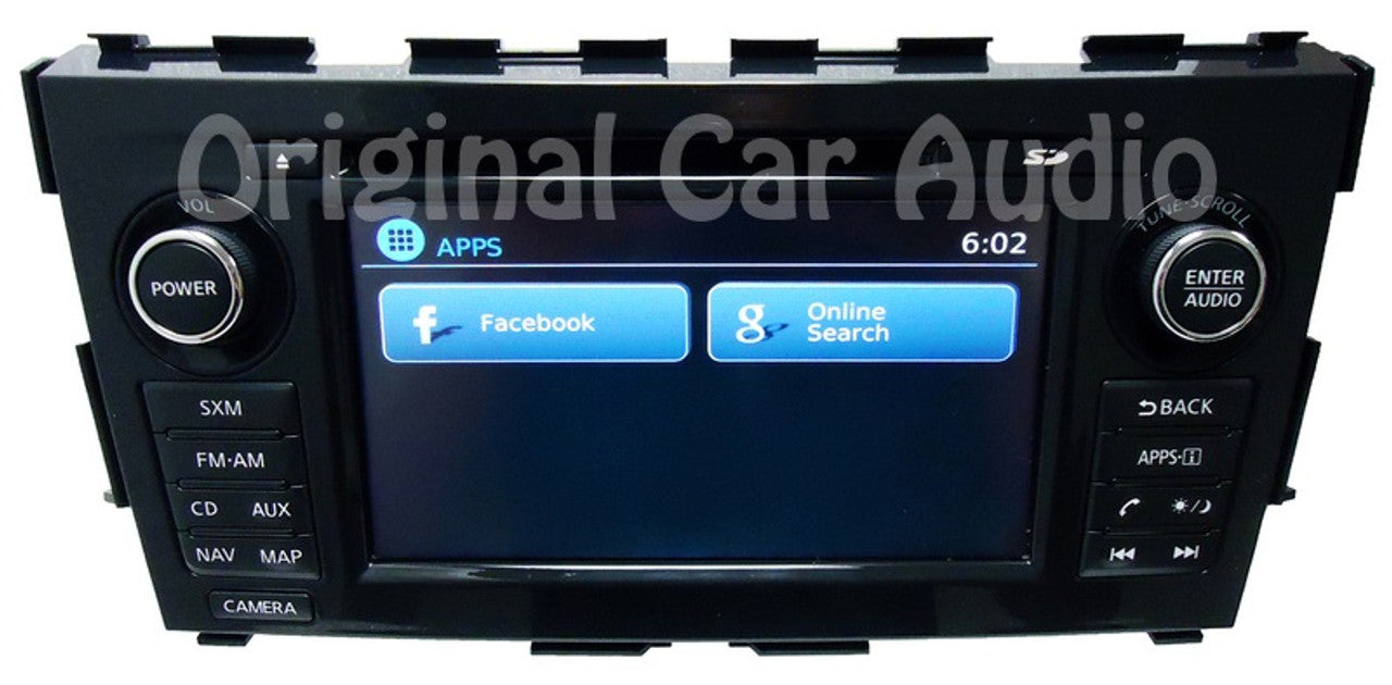 Blemished 2014 - 2016 Nissan Altima OEM XM Radio Navigation MP3 AUX CD Player Receiver
